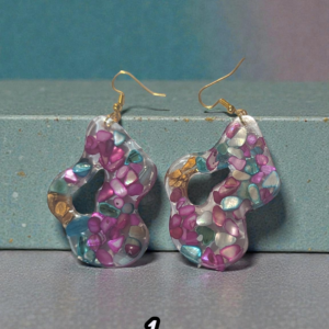 Boucles d'Oreilles " Âme minérale"