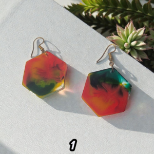 Boucles d'oreille " Éclats tropicaux "