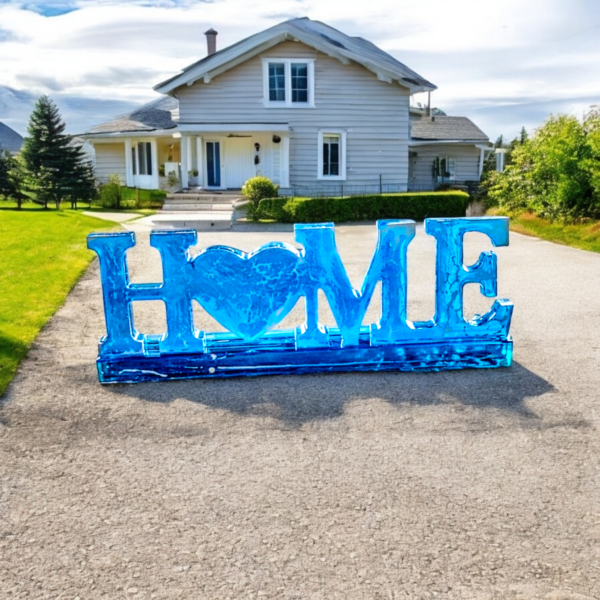Home sur socle ( résine époxy/acrylique)